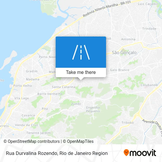 Rua Durvalina Rozendo map