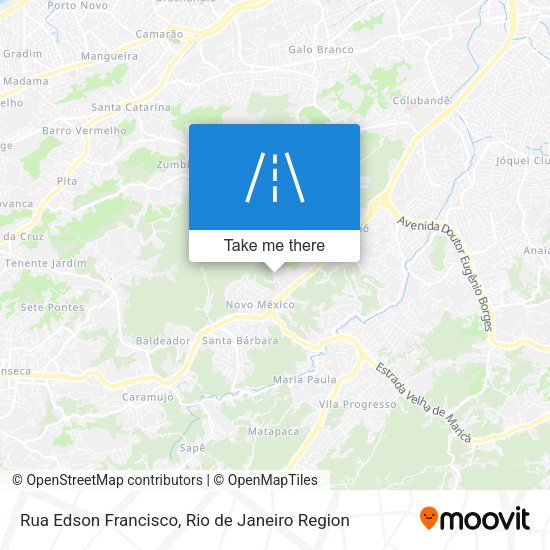 Rua Edson Francisco map