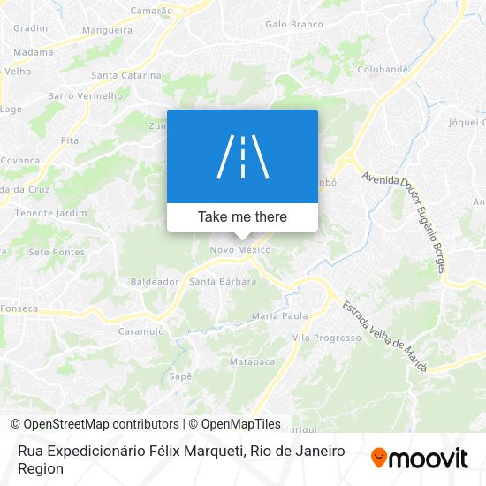 Rua Expedicionário Félix Marqueti map