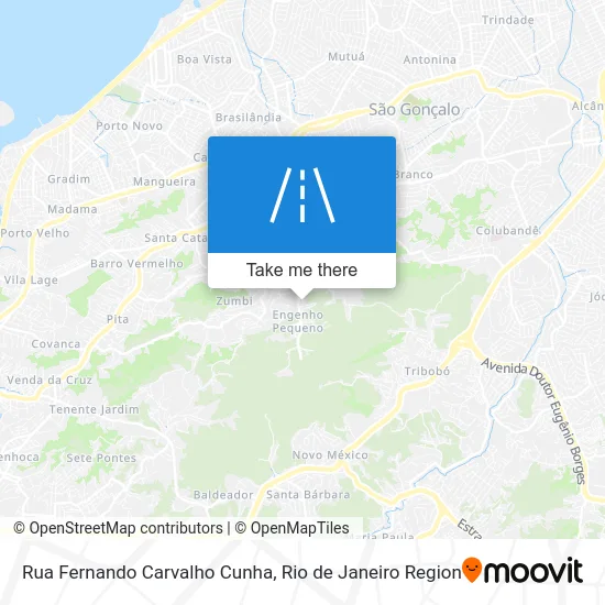 Rua Fernando Carvalho Cunha map