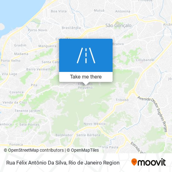 Mapa Rua Félix Antônio Da Silva