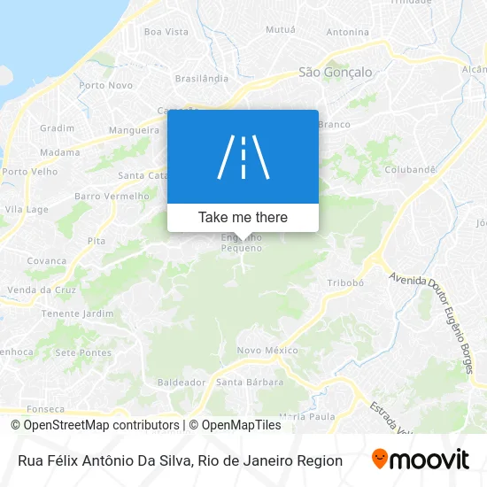 Rua Félix Antônio Da Silva map
