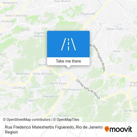 Rua Frederico Malesherbs Figueredo map