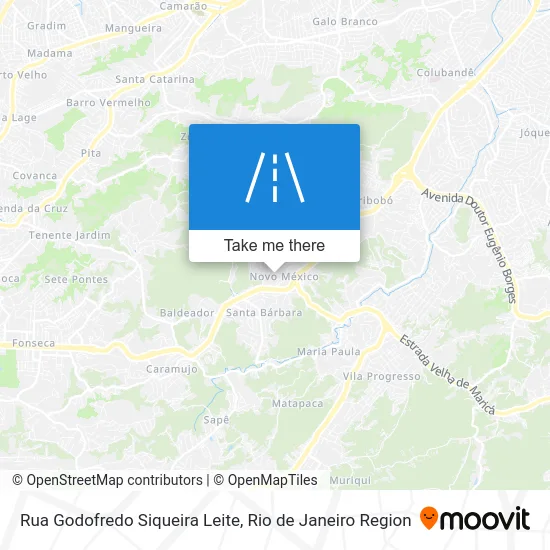 Rua Godofredo Siqueira Leite map