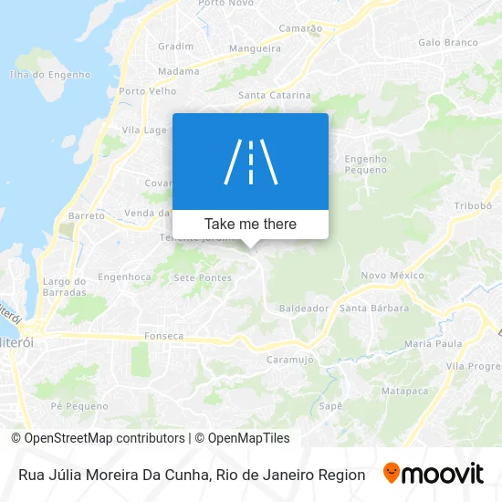 Rua Júlia Moreira Da Cunha map