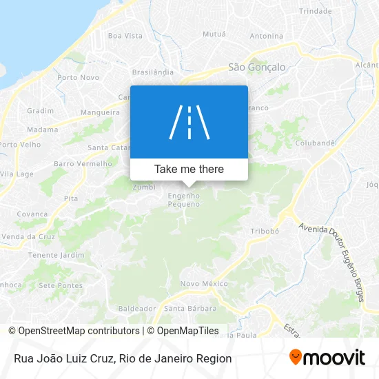 Rua João Luiz Cruz map