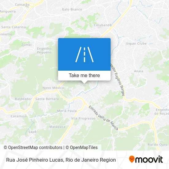 Rua José Pinheiro Lucas map