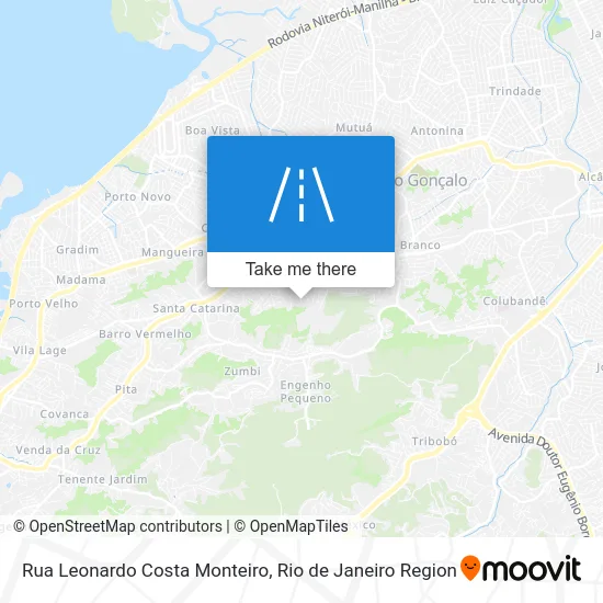 Rua Leonardo Costa Monteiro map