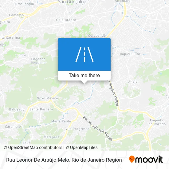 Rua Leonor De Araújo Melo map