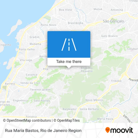 Rua Maria Bastos map