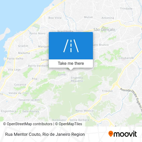 Rua Mentor Couto map