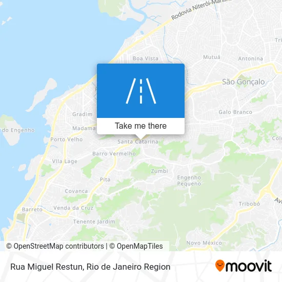 Rua Miguel Restun map