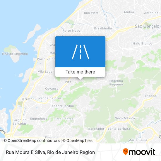 Mapa Rua Moura E Silva