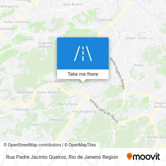 Rua Padre Jacinto Queiroz map