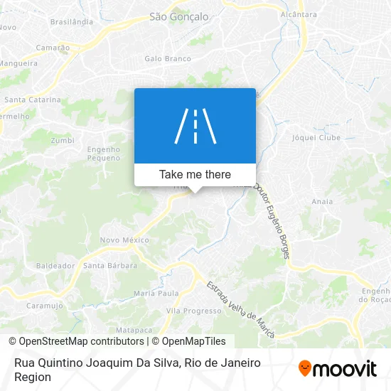 Rua Quintino Joaquim Da Silva map