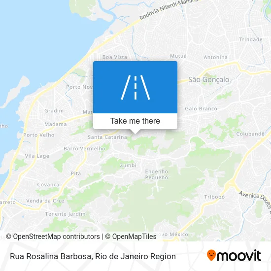 Rua Rosalina Barbosa map