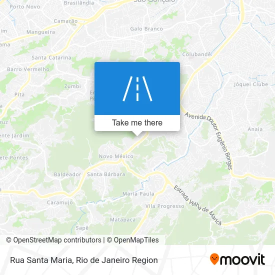 Rua Santa Maria map