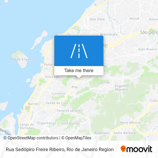 Rua Sedópiro Freire Ribeiro map