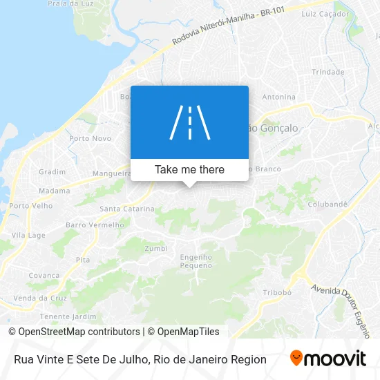 Rua Vinte E Sete De Julho map