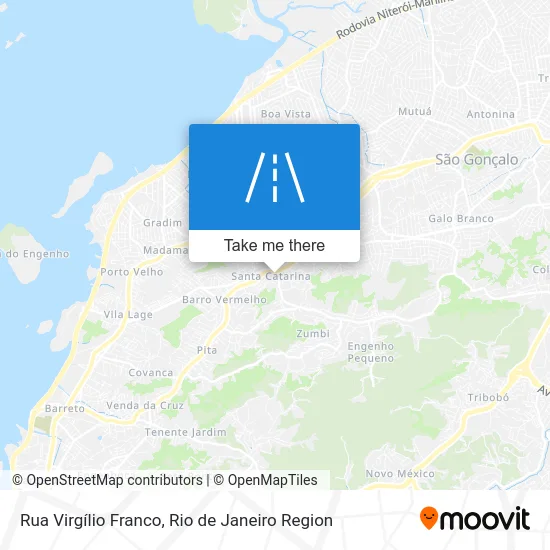 Rua Virgílio Franco map
