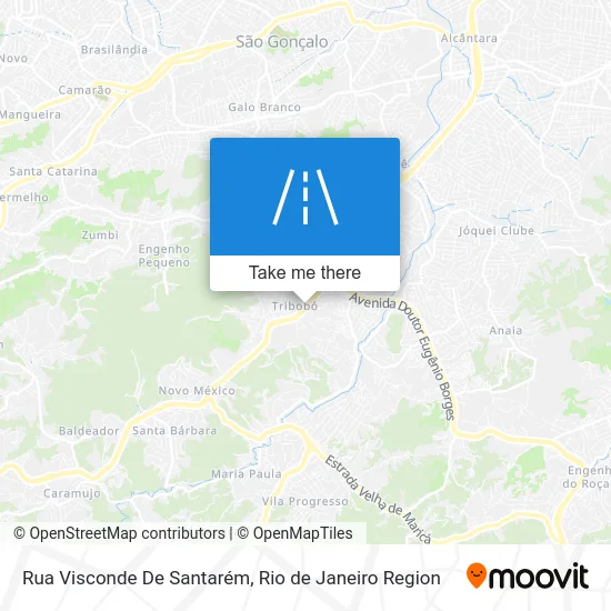 Rua Visconde De Santarém map