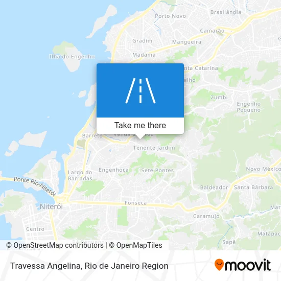 Travessa Angelina map