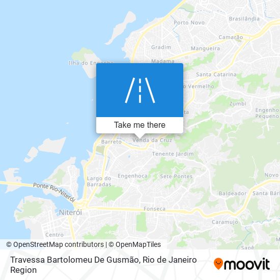 Mapa Travessa Bartolomeu De Gusmão