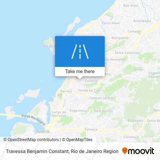 Travessa Benjamin Constant map