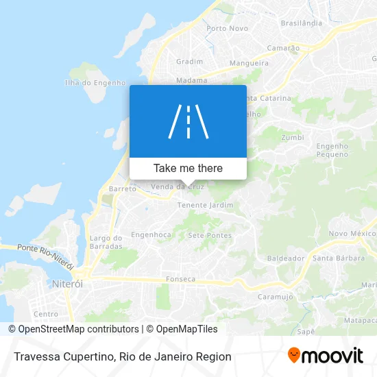 Travessa Cupertino map