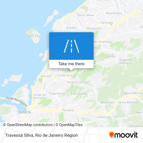 Travessa Silva map