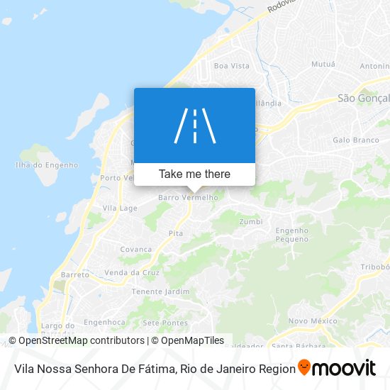 Mapa Vila Nossa Senhora De Fátima