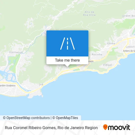Rua Coronel Ribeiro Gomes map