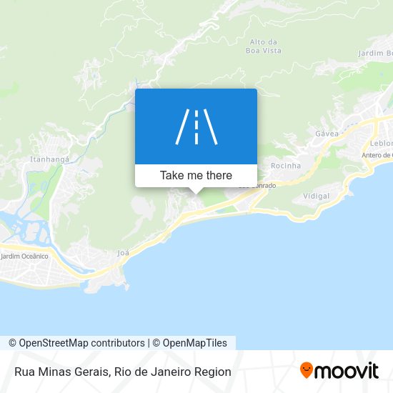 Rua Minas Gerais map