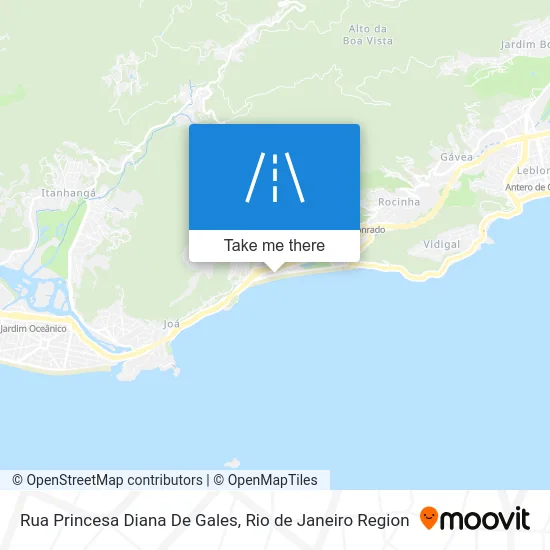 Rua Princesa Diana De Gales map