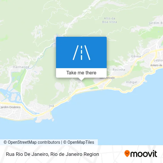 Rua Rio De Janeiro map