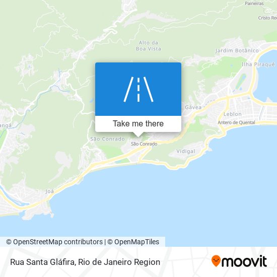 Rua Santa Gláfira map