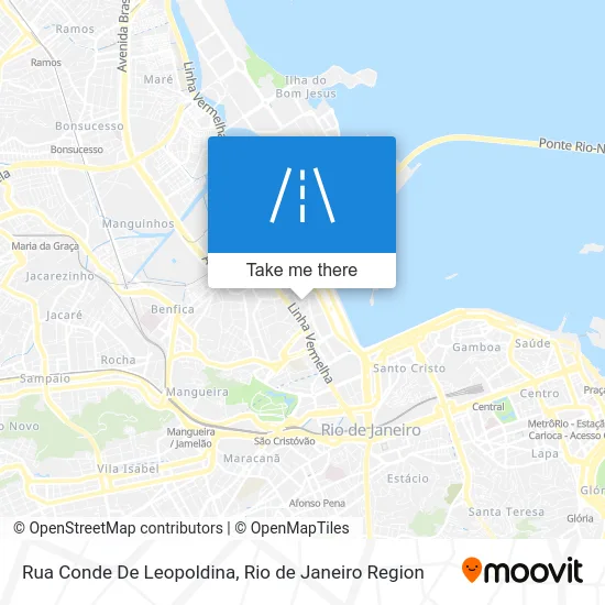 Rua Conde De Leopoldina map