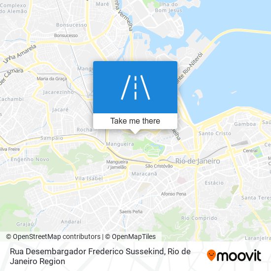 Mapa Rua Desembargador Frederico Sussekind