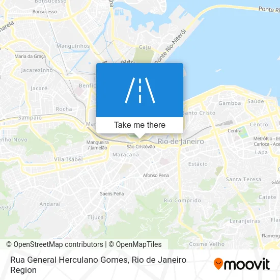 Rua General Herculano Gomes map