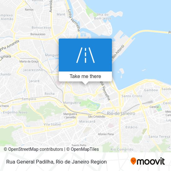 Rua General Padilha map