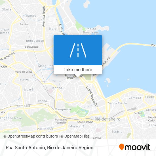 Rua Santo Antônio map