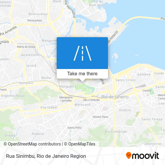 Rua Sinimbu map
