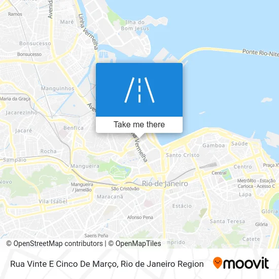 Rua Vinte E Cinco De Março map