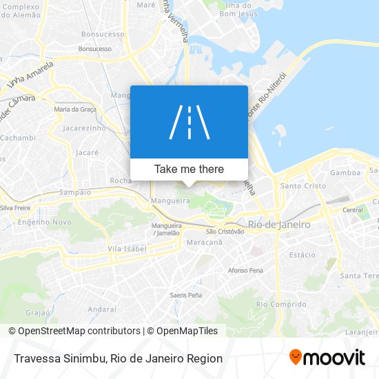 Mapa Travessa Sinimbu