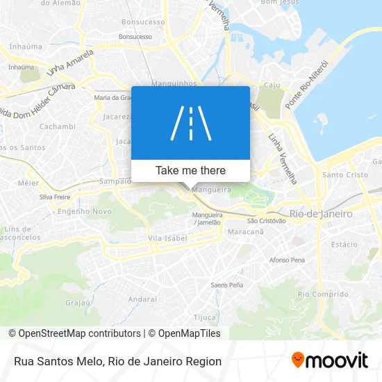 Rua Santos Melo map