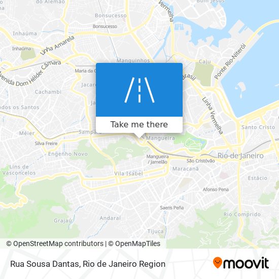 Mapa Rua Sousa Dantas