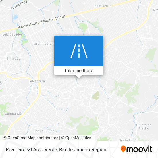 Rua Cardeal Arco Verde map