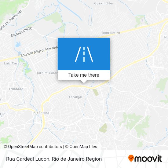 Rua Cardeal Lucon map