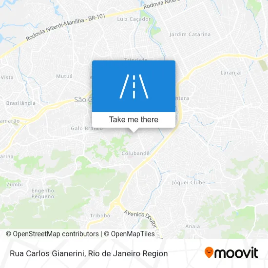 Rua Carlos Gianerini map