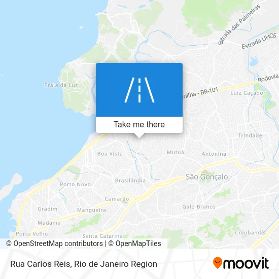Rua Carlos Reis map